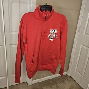 University of Wisconsin Badgers Quarter Zip Pullover